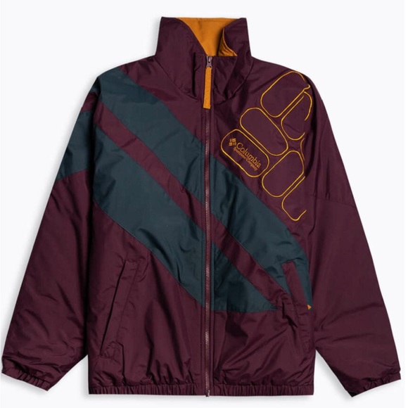 Vintage Retro Rare Columbia Sideline Black Cherry Parka Jacket - Picture 3 of 14